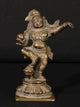 Brass Sculpture of Small Dancing Krishna 5 Inches