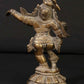 Brass Sculpture of Small Dancing Krishna 5 Inches