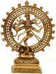 The Divine Dancer Nataraja Brass Sculpture | Handmade 11 Inches