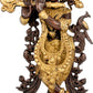 Handmade Brown gold  Brass Sculpture of Venugopala (Krishna Playing the Flute) 15 inches