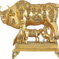 Handmade Brass Sculpture of the Cow, Abode of the Devagana 20 Inches