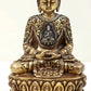 Small Brass Tibetan Buddhist Lord Buddha Idol in Dhyana Mudra 6 inches