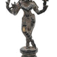 Handmade Antique Black Gold Brass Lord Murli Krishna Statue 7.2 INCHES