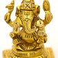 Brass Benevolent God Ganesha | Handmade, 2 Inches