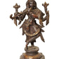 Handmade Brass Statue of Bhagawan Vishnu as Tribhanga Krishna 12 inches