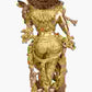 Handmade Brown Gold Brass Statue of Murli Krishna 24 Inches