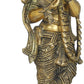 Handmade Brass Sculpture of Krishna, The Divine Flutist 14 inches