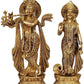 Handcrafted Brass Statue of Lord Krishna and Radha 20 INCHES