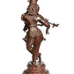 Indian Cocoa brass The Divine Flutist  56 cm