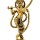 Brass Statue of Shri Krishna and Kaliya 15 inches