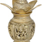 Brass Coconut Kalasha for Lakshmi Ganesha Pujan 7 Inches