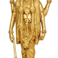 Brass Statue of Lord Vishnu - Sustainer of the Universe 12 inches