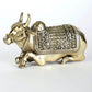 Superfine Small Nandi Brass Statue - Vahana of Lord Shiva 4 Inches