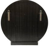 Circular Dashavatara panel back with two metal hanging brackets
