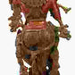 Handmade Red chala Brass Statue of Murli Krishna 24 Inches