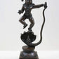 Antique Brass Statue Depicting Lord Krishna Vanquishing Kaliya 18 Inches