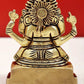 Small Brass Statue of Panchamukhi Ganesha 3 inches