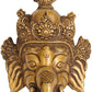 Brass Lord Ganesha Wall Hanging Mask 5 inches