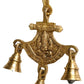 Brass Hanging Bells with Ganesha Design