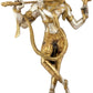 Handmade Silver Gold  Brass Statue of Lord Krishna in His Cosmic Form 18 inches