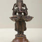 Brass Lord Ganesha Twin Lamps 5 inches