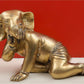 Brass Crawling Ganesha Sculpture 7 inches