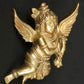 Small Brass Idol of Lord Gandharva | Wall Décor 3 inches