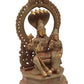 Handmade  Antique Brass Statue of Lord Vishnu with Goddess Lakshmi 10 INCHES