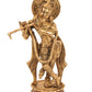 Handcrafted Natural Brass Krishna Statue 11 inches