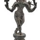 Handmade Antique Black Gold Brass Lord Murli Krishna Statue 7.2 INCHES