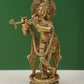 Handcrafted Brass Sculpture of Murlidhar Krishna 11 inches