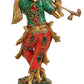 Brass Statue of Lord Krishna Playing the Flute 14 Inches