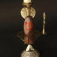 Shiva Linga with Trishul, Patra, and Nag Brass Figure | Stone 12.5 cm