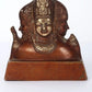 Small Brass Statue of the Trimurti (Brahma, Vishnu, and Mahesha) 4 Inches