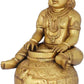 Handmade Brass Statue of Murali Krishna 14 inches