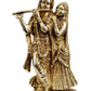 Natural Brass Handmade Monochrome Radha-Krishna 8 inches