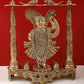 Golden Brass Statue of Shri Krishna as Shrinath Ji 18 Inches