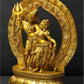 Dancing Shiva and Parvati | Brass Statue 10 Inches