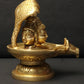 Small Brass Shivalinga Idol with Sheshnag | Handcrafted 4 inches