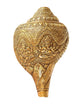 Pancha-Ganesha Brass Conch 10 cm