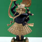 Black with natural Brass Sculpture of Shri Krishna as Shrinath Ji 18 Inches