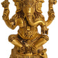 Handmade Brass Statue of Lord Ganesha 7 inches