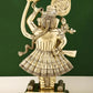 Natural Brass Sculpture of Shri Krishna as Shrinath Ji 18 Inches