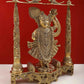 Golden Brass Statue of Shri Krishna as Shrinath Ji 18 Inches