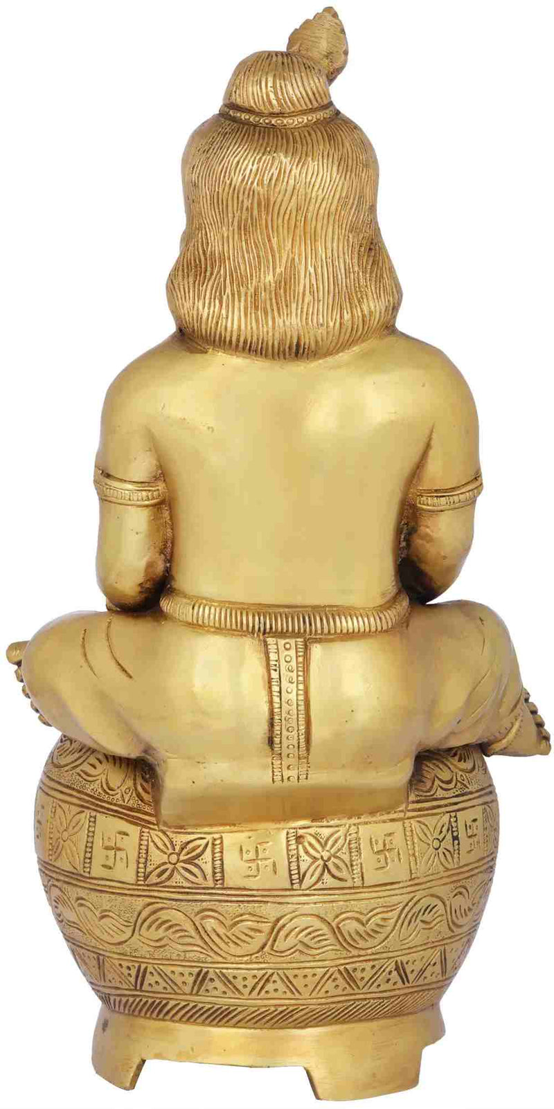 Handmade Brass Statue of Murali Krishna 14 inches