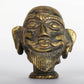 Small Brass Statue of Shiva's Head 2 inches