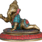 Handmade Brass Butter Ganesha | Made in India 7 Inches