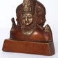 Small Brass Statue of the Trimurti (Brahma, Vishnu, and Mahesha) 4 Inches