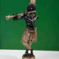 Handmade Black and Gold Brass Statue of Shri Krishna Playing His Flute 23 Inches