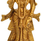 Small Natural Brass Statue of Radha Ji | 5 inches